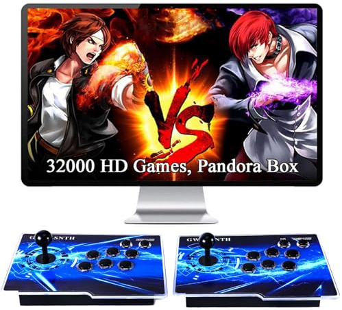 GWALSNTH 32000 in 1 Pandora Box 60S Arcade Game Console,1280X720 Display,Search/Save/Hide/Pause Games,Two Separate joysticks,1-4 Players …