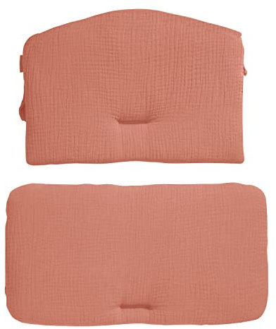 hauck Sitzkissen für Alpha+, Beta+ & Arketa Holzhochstuhl Highchair Pad ab 6 Monaten, Anti-Rutsch Noppen, Einfache Befestigung mit Druckknöpfen, Maschinenwaschbar (Cork)