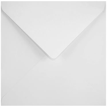 Netuno 50 vita kvadratiska brevkuvert 14 x 14 cm 100 g eleganta kvadratiska kuvert utan fönster vitt kvadratiskt brevkuvert för inbjudningar, deltaganden, bröllop, födelsedag