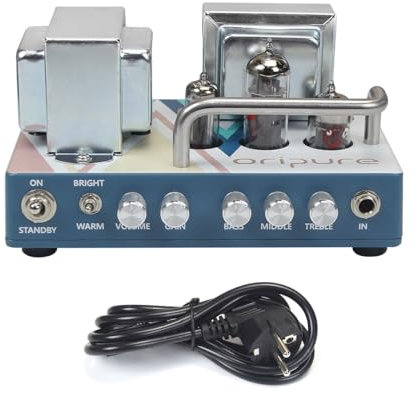 OriPure Handmade OA-H05 5W Vollröhren-Gitarrenverstärker Head,mit EU-Stecker