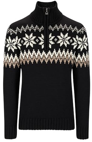 Dale of Norway Myking Herren Pullover - Pullover für Männer - Pullover aus 100% Merinowolle - Regular Fit Herren Pullover und Pullover - Herren Strickpullover mit detaillierten Mustern, XL