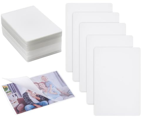 NBEADS 150 foglio 5 Stili Foglio di Laminazione, Buste per Laminazione Termica, Pellicola per Plastificazione Trasparente Pellicola Protettiva per Documenti di Cartoline Fotografiche Sigillate