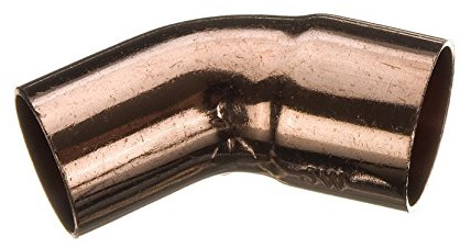 Sacchetto di gomito stradale a 45 gradi da 2-22 mm, alimentazione finale (noto come gomito stradale a 45 gradi/curva a 45 gradi disponibile anche in 15 mm, 22 mm, 28 mm, 35 mm, 42 mm e 54 mm)