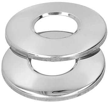 Milisten Swimming Pool Ladder Escutcheon Cover 304 Stainless Steel Pair