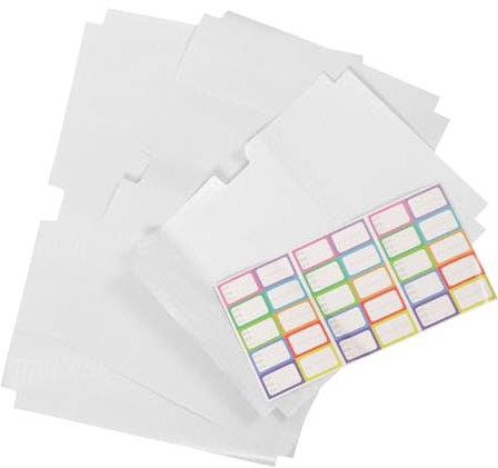 SHOWERORO Plastik-buchhülle Durchsichtige Schutzhülle Transparente Buchumschlag Abs-material Selbstklebend Für Schulbücher Notizbücher Große Mittlere Und Kleine