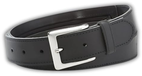 INVIDA Geldgürtel Herren Mit Geheimfach Made in Germany, Vollleder 4cm Breite, 90-130 cm Bundweite, Tresor Schwarz, Tresure, Mit Geldfach, Jeans-Gürtel