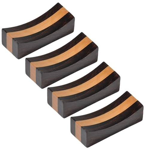 PHENOFICE 4Piezas Soporte de Palillos de Madera Japonés Elegante Descanso para Cubiertos para Decoración de Mesa y Uso Multifuncional Cocina