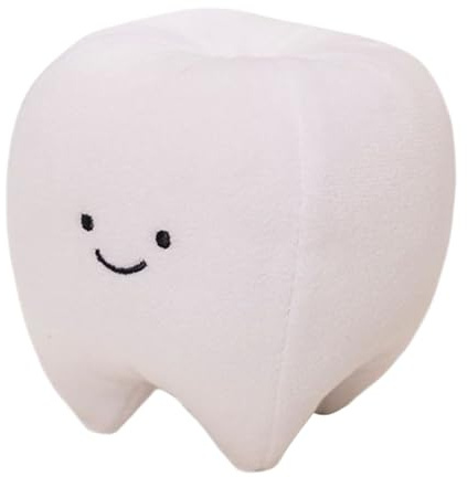 Genérico dei denti - Set di bambole di peluche | Simpatico giocattolo morbido con spazzolino da denti e pasta per bambini, ragazze, ragazzi, ragazzi, ragazzi, camera da per bambini, 3,94