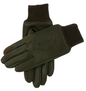 Dents Speyside Guanti da tiro in pelle resistente all'acqua OLIVE L