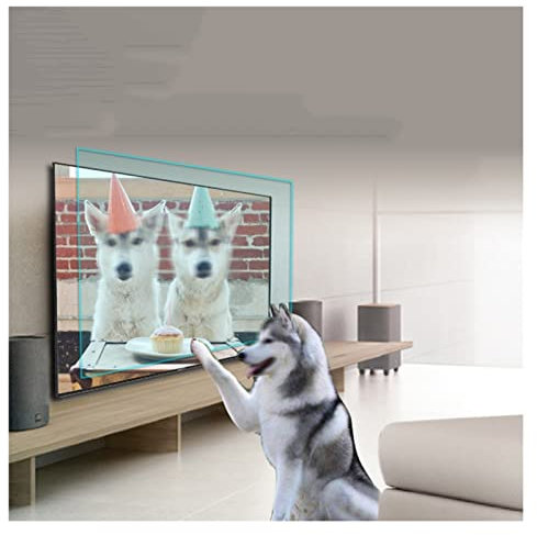 BDSHL TV Anti Blue Light Screen Protector for 32-75 Inch Monitor Anti-Glare Screen Protector Blocks Harmful Blue Light Eye Protection Filter Film (Color : Matte Version, Size : 65 inch 1429x804mm)