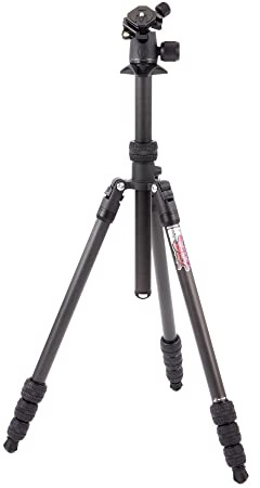 3 Legged Thing Punks Billy 2.0 Carbon Fibre Travel-Friendly Tripod - Compact & Adjustable Camera Tripod with Three Detachable Legs (BILLYDARK2.0)