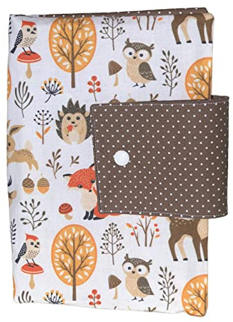 XXL Windeltasche Baby Boho Waldtiere | Niedliche Wickeltasche für Unterwegs | Personalisierbar Wunschname