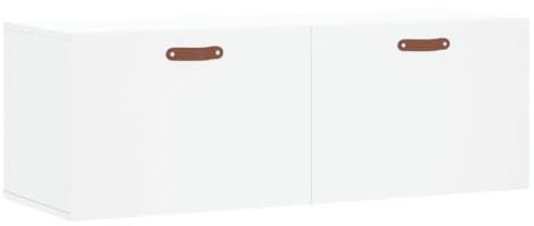 vidaXL Wandschrank Weiß 100x36,5x35 cm Holzwerkstoff
