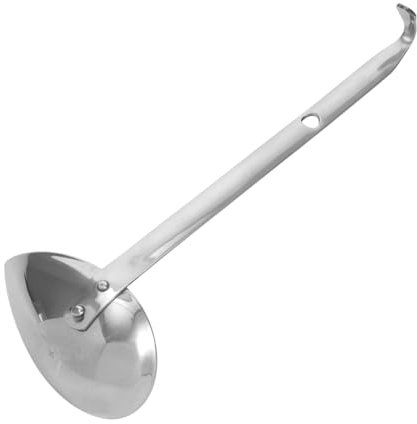 Cabilock Saucier Drizzle Ladle Gravy Ladle Silver Drizzle Silverware Elegant Spoon for Western Cuisine