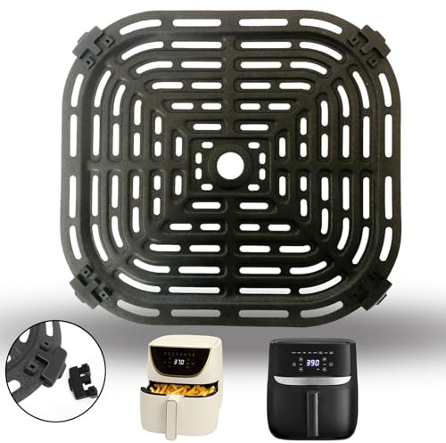 Nvkwca 6QT Air Fryer Grill Plate for 6QT Paris Hilton/BELLA Pro Series Air Fryers, Upgraded Air Fryer Crisper Plate Tray Grill Pan Rack Insert Grate Grid Shelf for 6QT Paris Hilton Air fryer