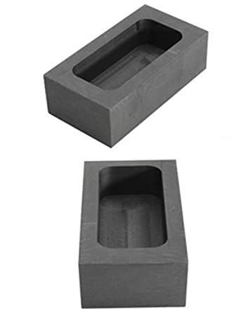 Lurrose 1stück Graphit-gussform Für Gold Silber Und Nichteisenmetalle Schmelzform Mit Exzellenter Thermischer Stabilität Maße Für Labor Und Bildungszwecke