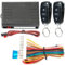XUKEY Chiusura Centralizzata per Auto Universale Keyless Go Retrofit Sistema di Accesso senza Chiave Serratura per Auto Sistema di Accesso senza Chiave con 2 Kit di Controllo Remoto