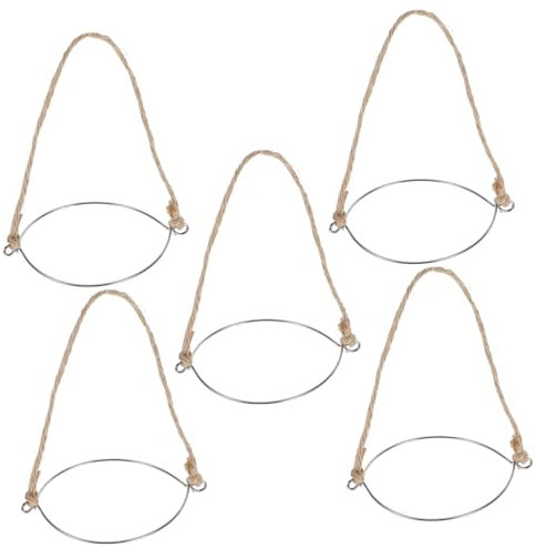 OKUMEYR 5pcs Mason Jar Handles Wire Hangers for Wide Mouth Canning Jars Hanger