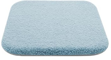 Sitzkissen Esszimmerstuhl, Sitzkissen KüChenstuhl, Quadrat Aus Memory-Schaum Waschbar Mit ReißVerschluss rutschfeste FüR Chambre, Bureau, Wohnzimmer, Terrasse, Auto, Garten Light Blue 45 * 45cm