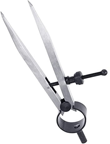 SOLUSTRE Einstellbarer Federteiler Aus Edelstahl Präziser Messzirkel Mit Feineinstellung Für Exakte Abstände Und Markierungen Im Handwerk Und Industriegebrauch