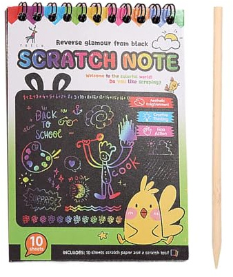 Kratzpapier Kunst Set - Bunte Kratzkunst für, Bastelbedarf | Kreatives Kratz-Zeichenset, lustige Malaktivitäten Set für Künstlergeschenke