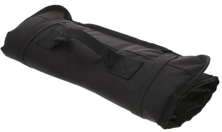 IMIKEYA Trousse De Couteaux De Chef Oxford Sacoche Portable à Compartiments Pour Couteaux De Cuisine Organisateur Pratique Et Noir