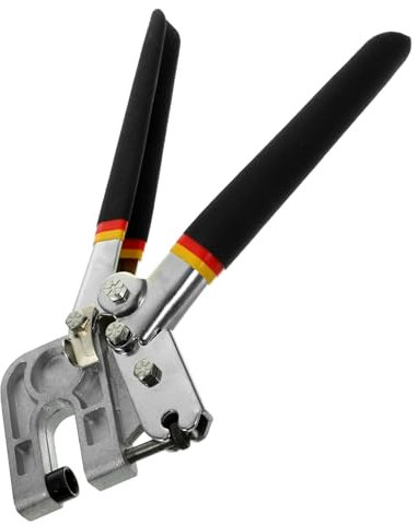 Hemobllo Pinza De Perforación Crimpadora Tenaza Bloqueo De Diseño Ergonómico Mango Antideslizante Color Aleatorio