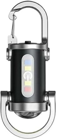LED nyckelring lampa, bärbar nyckelring ficklampa, 8,8 x 3,5 cm kraftfull vattentät LED-lampa, kompakt och praktisk för vandring, arbete, nattöverlevnad, omvårdnad, utomhusaktiviteter