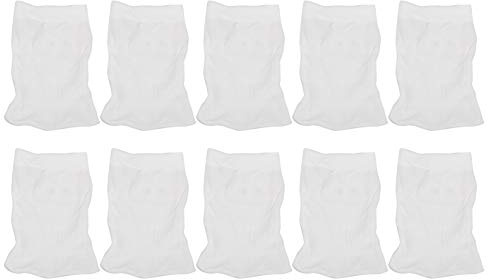 XZXCVN Sac Filtre Maille pour Skimmer de Piscine, Lot de 10 Pièces, Panier Skimmer Piscine Chaussette, Durable et Réutilisable - Protection de la Pompe, Nettoyage Efficace, Accessoire