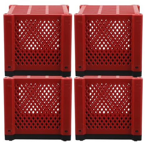 Kisangel 4 pièces Boîte de Rangement Filtre Aquarium Cube de Filtration Réutilisable pour Étangs Bassins et Aquariums Design et Facile à Nettoyer Améliore la Qualité de Eau