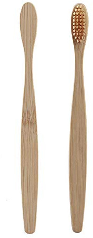 Dioche Spazzolino Denti in bambù Spazzola Morbida e Confortevole Pulizia Efficace per L'igiene Orale del Bagno Materiale in Carbone di bambù 17 Cm (3)