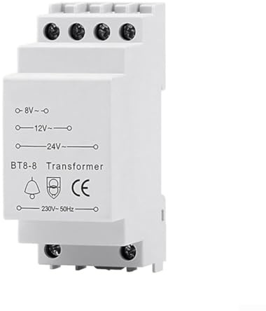 8V 12V 24V Türklingel-Transformator für CE-geprüft für Ring- und Klingeltürklingel-Systeme mit EnhanFür CEd-Sicherheit und Geräuschreduzierung