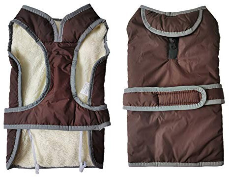 PETCUTE Hundejacke Winter Hundewintermantel Warme Winterjacke für kleine Hunde große Hunde Weste Fleece