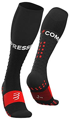 COMPRESSPORT - Chaussettes de Compression Full Socks Run - Soutien des Muscles - Running et Triathlon - Pour Entraînement et Compétition - Ultra légère