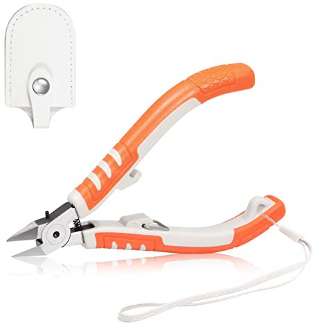 SPEEDWOX Bündiges Schneiden Seitenschneider, konischer Kopf, 12,7 cm, Diagonalschneider, ultrascharfe Modellsprue-Drahtschneider, elektrischer Drahtschneider, Seitenschneider, Zangen mit