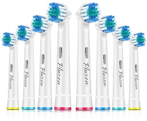 Brossettes de rechange pour Oral B. Tête de brosse a dents précision. Pack de 8