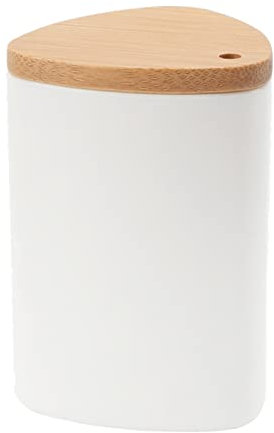 Caja de Almacenamiento para Palillos de Dientes, Dispensador de Palillos Dispensador de Palillos de Dientes Portátil con Tapa de Bambú para Hogar,Hotel,Restaurante,Accesorios de Mesa de Cocina,1 Pieza