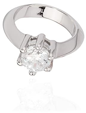 NKlaus Kettenanhänger klein baby Taufring Zirkonia weiß 925 Silber 11,7mm glanz Amulett 9884