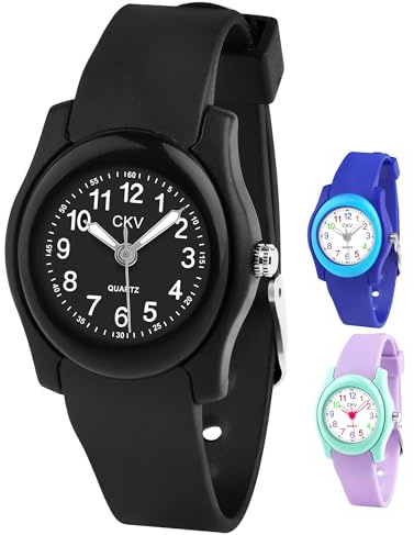 CKV Kids Watch Analog Teaching Time for Boys Girls Toddlers Age 3-12