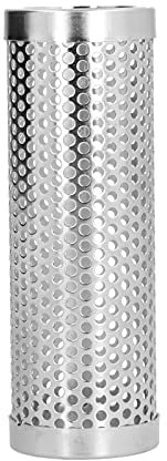 Smoke Tube for Pellet Grill, Cylindrical Fruit Wood BBQ Pellet Smoker Tube Perforated Stainless Steel Portable Smoker Tube (Length 15.3CM*Height 5.3CM [Order choice: Round)