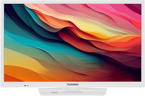 Telefunken XH24O550M-W - Televisor de 24 HD Ready con pantalla diagonal de 60 cm y triple sintonizador integrado, LED, color blanco