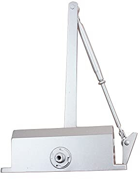 BCJMKDX Türschließer, Türschließer, 80–110 kg, Brandschutztür, Hochleistungs-Türschließer aus Aluminium, automatische Geschwindigkeitseinstellung, Federdämpfung, Türschließer