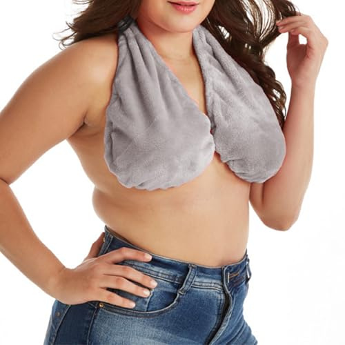 Hehuo Comfortable Tata Towel Bras for Women, Women's Soft Sport Absorb Water Sweat-Absorb Towel Bras