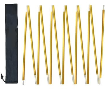 NJIEzhao Campingstangen Camping Legierung Zelt Pole DIY Zelt Stange Skelett 8,5mm 9,5mm 11mm(D11mm L4.8m)