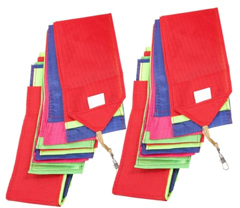 CLISPEED 2 Stück Teiliges Regenbogen Drachen schweif Langer Bunter Himmel Streifen Leichter Flexibler für Stabile Dekorative Drachenschwänze und Outdoor kit zubehör
