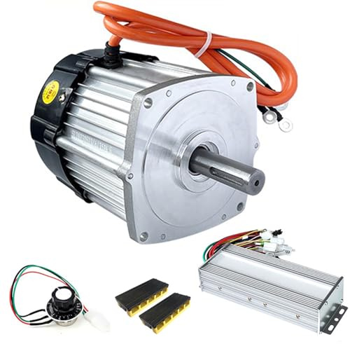 ZHOZHUT 850W / 1500W DC Bürstenloser Motor Kit 24V / 48V / 60V Elektrischer Gabelstapler-Motor-Bausatz, 19-mm-Nutmotor Für Treppensteiger, Kettenfahrzeuge Und Mechanische Geräte,850w,24V1200RPM