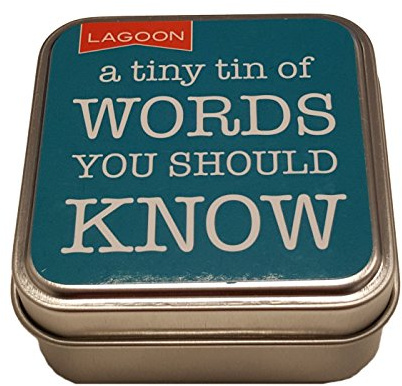 Lagoon - Table Top Fun In A Tiny Tin - Sold Inidvidually - A Tiny Tin Of Words You Should Know
