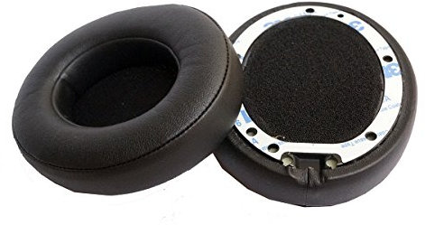 Cuscinetti di ricambio in similpelle, compatibili con cuffie Beats Studio 2.0 Wired/Studio 2.0 Wireless B0500 / B0501 (nero)