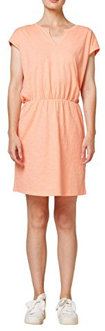 ESPRIT edc by Vestido para Mujer., Naranja (Salmon 860)., M