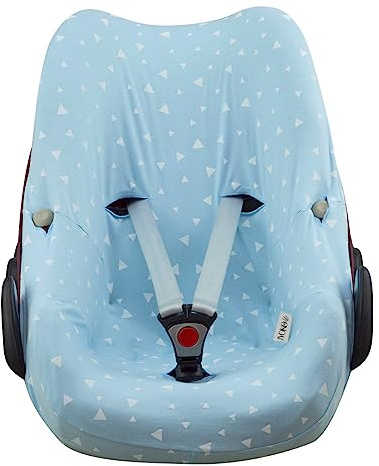 JYOKO KIDS Baby car seat cover liner made cotton compatible with Maxi Cosi Bebé Confort Pebble (Blue Sparkles)